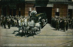 Three Ones Hook and Ladder in Action Postcard