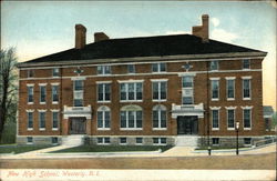 New High School Westerly, RI Postcard Postcard