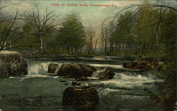 Falls at Hunta Mills Providence, RI Postcard Postcard