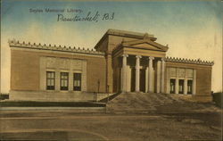 Sayles Memorial Library Pawtucket, RI Postcard Postcard