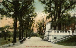 Beacon Street Mall Boston, MA Postcard Postcard