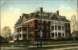 Old Man's Home, Broad Street Postcard