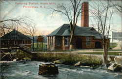 Pumping Station, Hunts Mills Postcard