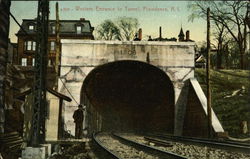 Western Entrance to Tunnel Postcard