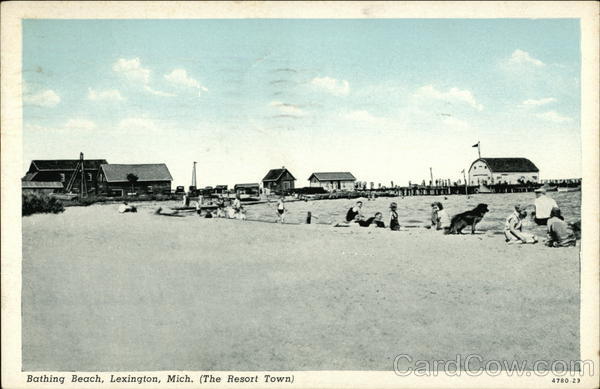 Bathing Beach at The Resort Town Lexington, MI