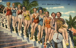 Peaches in Florida Postcard