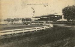 Grand Stand and Track, York Fair Pennsylvania Postcard Postcard