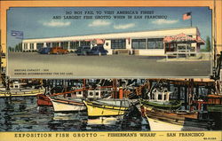 Exposition Fish Grotto, Fisherman's Wharf Postcard