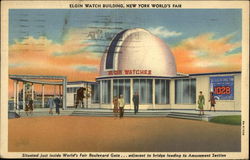 Elgin Watch Building Postcard