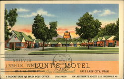 Lunt's Motel Postcard