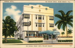 Simone Hotel Postcard