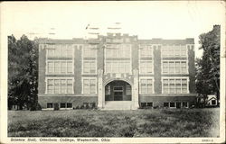 Science Hall, Otterbein College Postcard