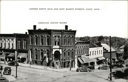 American Legion Rooms - Corner North Main and East Market Streets Postcard