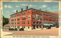 The Berwick - Leading Hotel - Best Coffee Shop & Restaurant - Reduced Rates Cambridge, OH Postcard Postcard