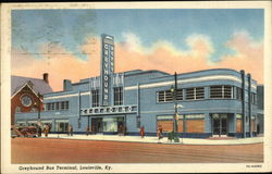 Greyhound Bus Terminal Postcard