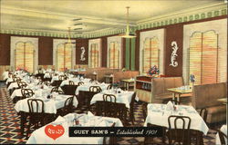 Guey Sam's Chicago, IL Postcard Postcard