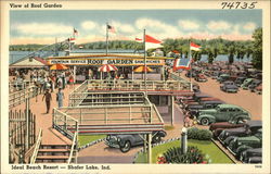 Roof Garden, Shafer Lake Monticello, IN Postcard Postcard