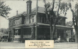 Travelers' Inn - Mrs UJ Shively - 301 W Market Street on US-6 Postcard