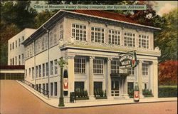 Office of Mountain Valley Spring Company Hot Springs, AR Postcard Postcard