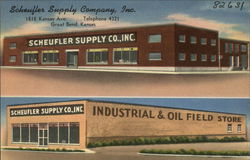 Scheufler Supply Co. Inc. Great Bend, KS Postcard Postcard