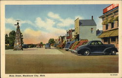 Main Street View Postcard