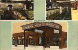 Arlington Hotel Coldwater, MI Postcard Postcard