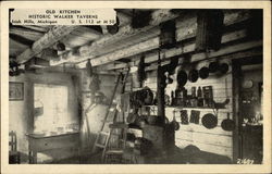 Walker Tavern - Old Kitchen Irish Hills, MI Postcard Postcard