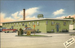 El Motel Court Postcard