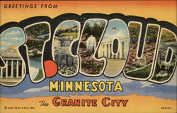 Greetings from St. Cloud Minnesota Postcard Postcard