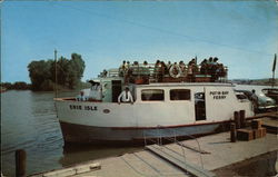 Ohio's Lake Erie Vacationland S.S. Erie Isle, Port Clinton, Ohio Postcard