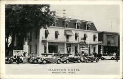 Mauston Hotel & Coffee Shop Wisconsin Postcard Postcard