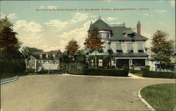 Barnum's Residence at Seaside Park Bridgeport, CT Postcard Postcard