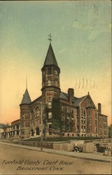 Fairfield County Court House Bridgeport, CT Postcard Postcard