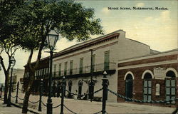 Street Scene Matamoros, Mexico Postcard Postcard