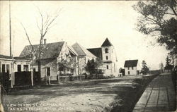 King Street and Presbyterian Church Chipman, NB Canada New Brunswick Postcard Postcard