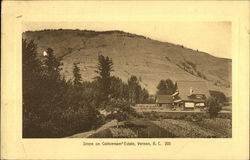 Scene on Coldstream Estate Vernon, BC Canada British Columbia Postcard Postcard