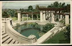 Kimberly Crest - Basin and Pergola Postcard