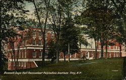 Russell Sage Hall Rensselaer Polytechnic Postcard