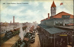 Union Station Denver, CO Postcard Postcard