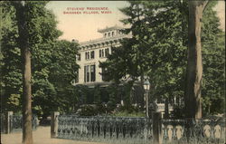 Stevens' Residence Swansea Village, MA Postcard Postcard