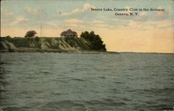 Seneca Lake and Country Club Geneva, NY Postcard Postcard