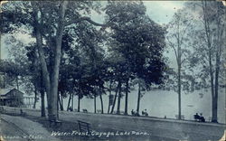 Water Front, Cayuga Lake Park Seneca Falls, NY Postcard Postcard