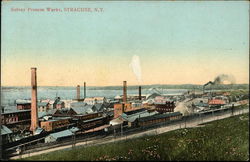 Solvay Process Works Postcard