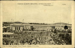 Syracuse Fair - Grange & Dairy Building New York Postcard Postcard