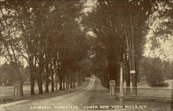 Campbell Homestead New York Mills, NY Postcard Postcard