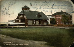 United States Life Saving Station Charlotte, NY Postcard Postcard