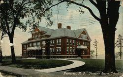 Prospect Street School Pawtucket, RI Postcard Postcard