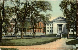 Brown University - Library and Historical Society Building Postcard