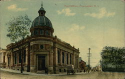 Post Office Pawtucket, RI Postcard Postcard