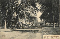 The Centre Amherst, MA Postcard Postcard